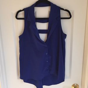 Button up tank top